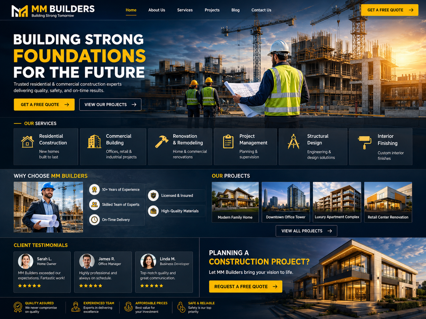 Design de site web professionnel